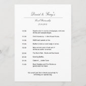 Goud BLK met gelaagde ringing - Orde van Dag/Cerem Programma (Achterkant)