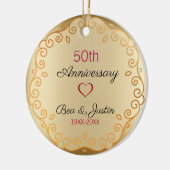 Goud Bloemen Ornament (Links)