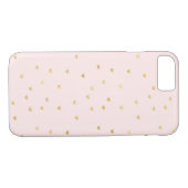 Goud Blush Roze Kleine Harten Case-Mate iPhone Case (Achterkant (Horizontaal))