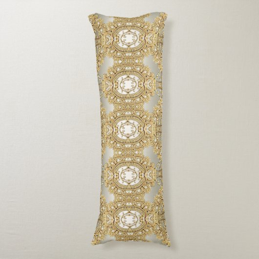 Goud  Body Pillow Lichaamskussen (Voorkant Verticaal)