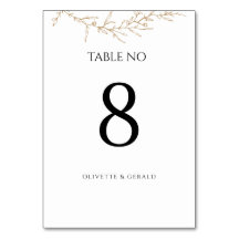 Goud Botanische Bloem Moderne Minimal