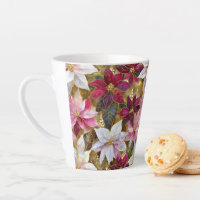 Goud Bourgondië Brons Roze Rood Wit Poinsettia