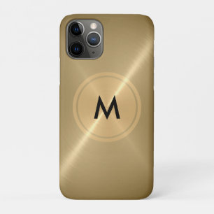 Goud Button en roestvrij staal uit de Bronze iPhone 11 Pro Hoesje