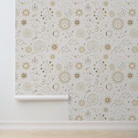 Goud Celestial Zon Maan sterren