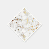 Goud Classy Marmeren stenen ontwerp Servet (Hoek)