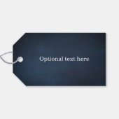 Goud dank je de witte florale bruiloft gi cadeaulabel (Achterkant Horizontaal)