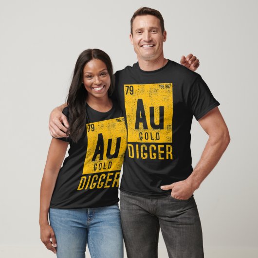 Goud Digger Mining Miner Nuggets Dig T-shirt (Unisex)