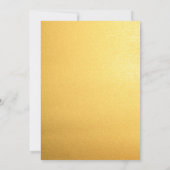 Goud een kleine vlinder is onderweg Baby shower Kaart (Achterkant)