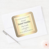 Goud Effect Product Verpakking Etiketten Professio (Envelop)