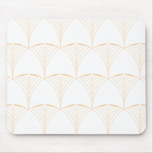 Goud, elegant, eenvoudig luxe traditioneel patroon muismat