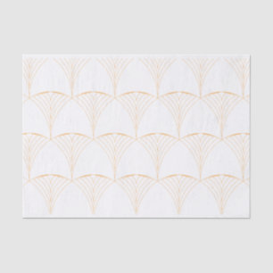 Goud, elegant, eenvoudig luxe traditioneel patroon tissuepapier