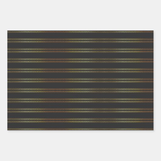 Goud Elegant Romantisch Inpakpapier Vel (Voorkant 2)