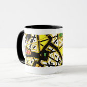 GOUD – Elegante Abstracte Mok (Voorkant links)