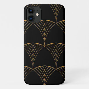 Goud, elegante eenvoudige luxe traditionele patroo iPhone 11 hoesje