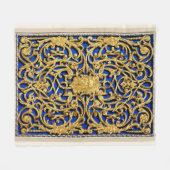 Goud en blauw deken (Voorkant (Horizontaal))