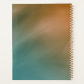 Goud en blauw planner (Achterkant)