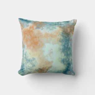Goud en Blauwgroen bad Kussen
