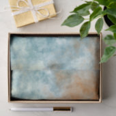 Goud en Blauwgroen bad Tissuepapier (Geschenk)