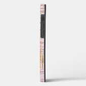 Goud en Blush Glitter Case-Mate iPhone Case (Achterkant / Links)