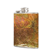 Goud en bolvormig geplateerd materiaal met een ink heupfles (Links)