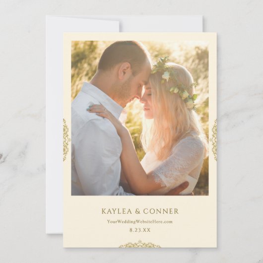  goud en bruine bruinkoolstof kaart (Achterkant)