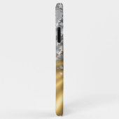 Goud en faux glitter op maat  Case-Mate iPhone case (Achterkant/rechts)