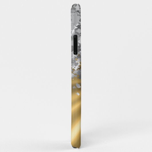 Goud en faux glitter op maat  Case-Mate iPhone case (Achterkant/rechts)