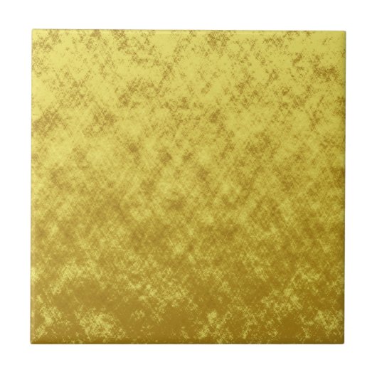 Goud en geel folie, samengevat design tegeltje (Voorkant)