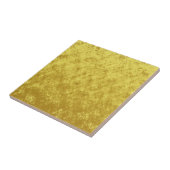 Goud en geel folie, samengevat design tegeltje (Zijkant)