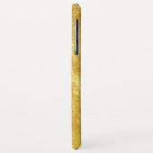 Goud en geel samengeperst marmerpatroon Case-Mate iPhone case (Achterkant/links)