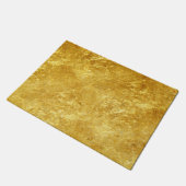 Goud en geel samengeperst marmerpatroon deurmat (Schuin)