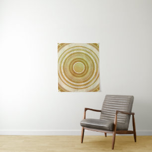 Goud en Glitter Mandala Wandkleed