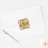 Goud en Glitter Parfum Rollerfles label (Envelop)