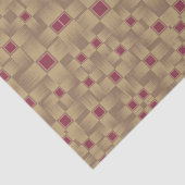 Goud en golfweerpatroon tissuepapier (Detail)