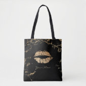 Goud en gouden bollen maken tote bag (Voorkant)