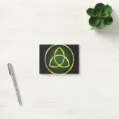 goud en groene triquetra post-it® notes (Kantoor)