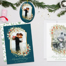 Goud en Holly, gehuwd en verrukt | Geometrische fo