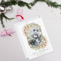 Goud en Holly | Geometrische foto-Lijst