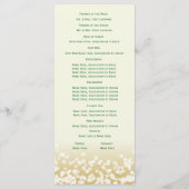 Goud en Ivoor Twinkle Lights Programma (Achterkant)