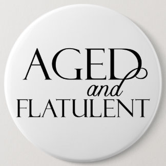 Goud en latulent ronde button 6,0 cm