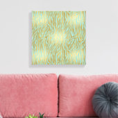 Goud en Mint Zebra Print (Insitu (Woonkamer))