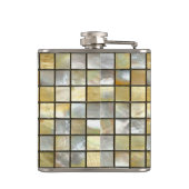 Goud en patrijzen heupfles (Achterkant)