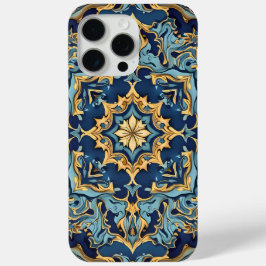 Goud en robijn ​​gravure iPhone 15 pro max hoesje