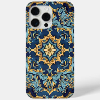 Goud en robijn ​​gravure iPhone 15 pro max hoesje