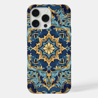 Goud en robijn gravure iPhone 15 pro max hoesje