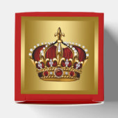 Goud en Rode Prins Bedankdoosjes (Bovenkant)