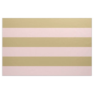 Goud en roze brede strepen op grote schaal stof