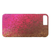 Goud en Roze Shimmer Case-Mate iPhone Case (Achterkant (Horizontaal))