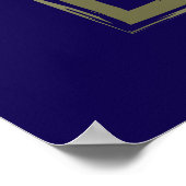 goud en saffier poster (Hoek)