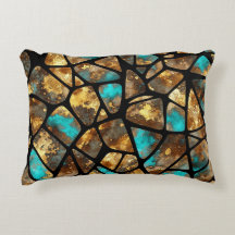 Goud en turquoise van Natasha Us